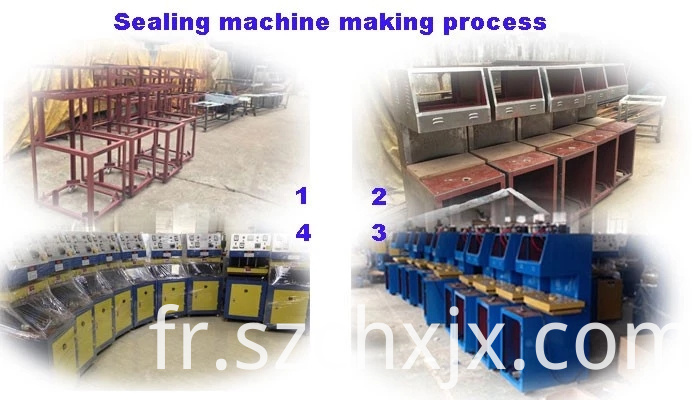 Processus de fabrication de machine de scellage blister Blister sealing machine making process